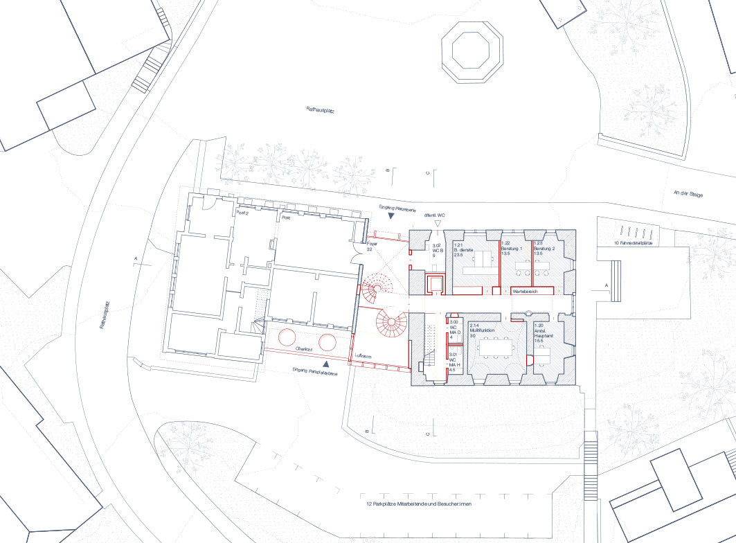 Sanierung Denkmal, Denkmalpflege, Grafenhausen, Rathaus, Sanierung, AK KU Architekten, Architekturbüro Konstanz, Siyami Akyildiz, Christian Kuberczyk, Wettbewerb, Architektur