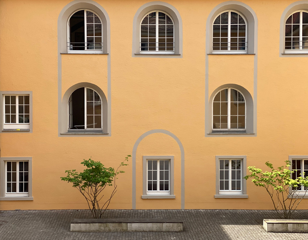 Stephansschule Konstanz, Denkmalschutzrechtliche Sanierung, AKKU Architekten, Architekturbüro Konstanz, Architekten, Schule, Öffentliche Bauten, Innenhof