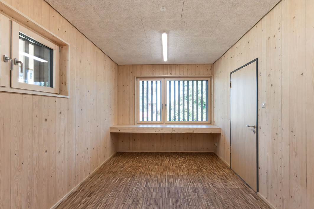 Neubau Haus der Vereine, Öhningen, Holzbau, Brettsperrholz, AKKU Architekten Konstanz, Architektur
