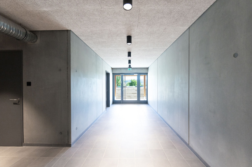Neubau Haus der Vereine, Öhningen, Holzbau, Brettsperrholz, AKKU Architekten Konstanz, Architektur