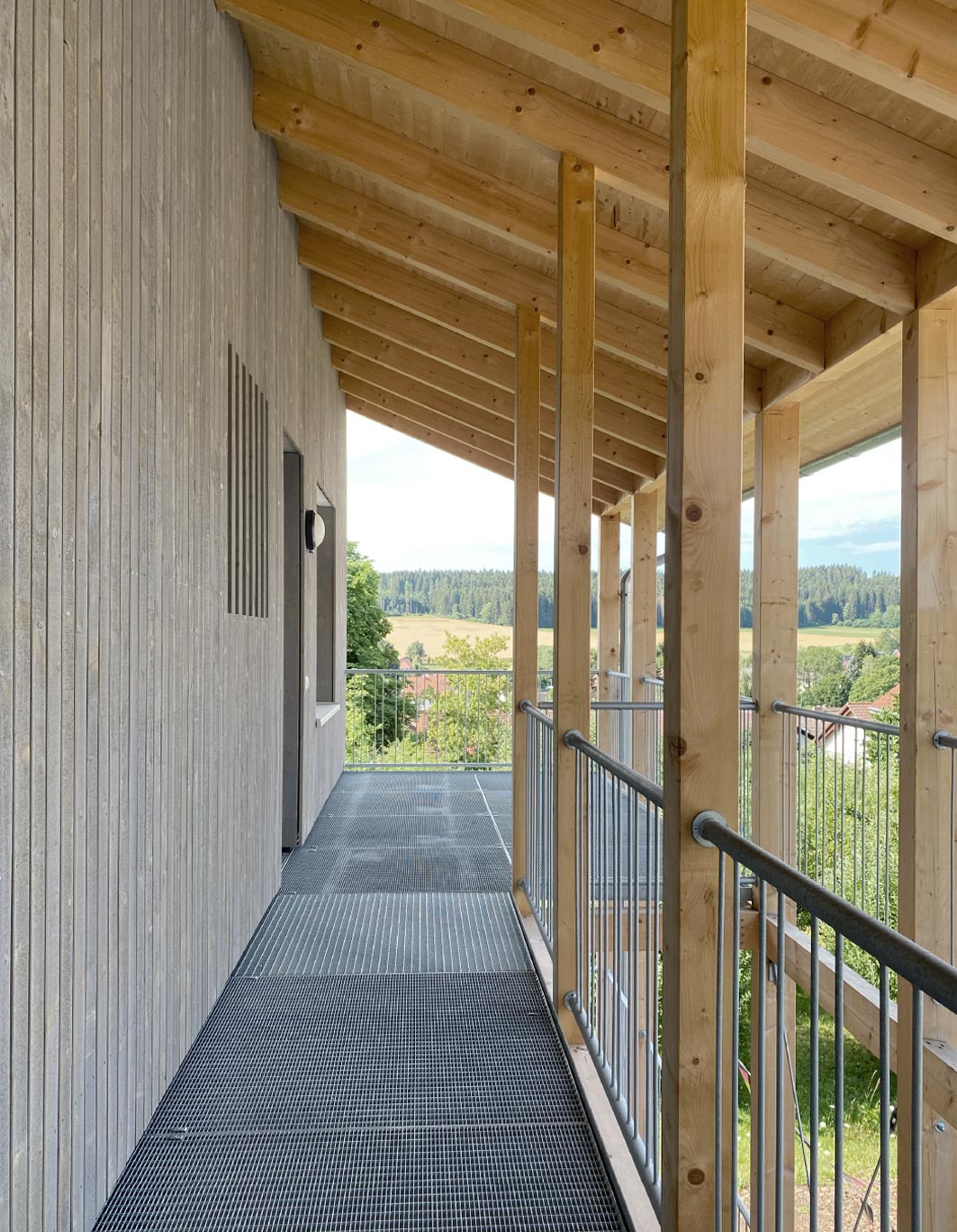 Neubau, Sozialer Wohnbau, Flüchtlingsunterkunft Brigachtal, AKKU Architekten Konstanz