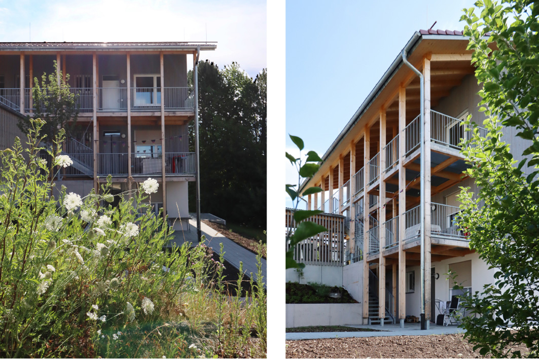 Neubau, Sozialer Wohnbau, Flüchtlingsunterkunft Brigachtal, AKKU Architekten Konstanz