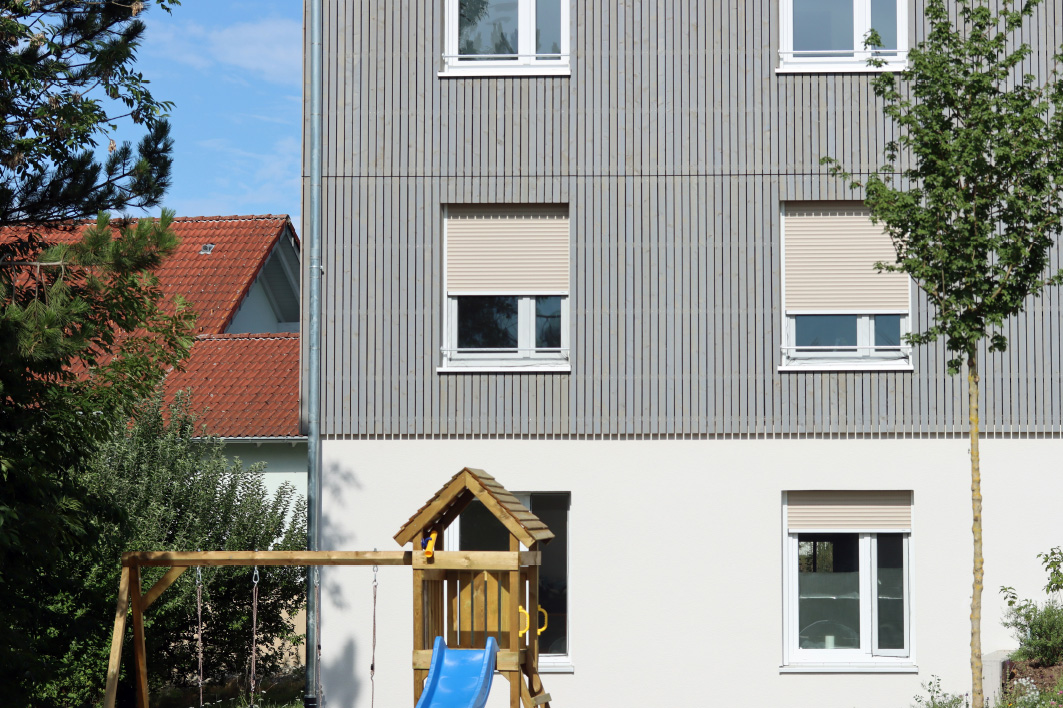 Neubau, Sozialer Wohnbau, Flüchtlingsunterkunft Brigachtal, AKKU Architekten Konstanz